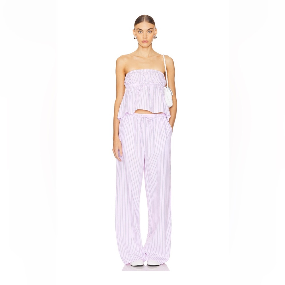 Lover and friends set- Ray pant and top in Pink & Blue